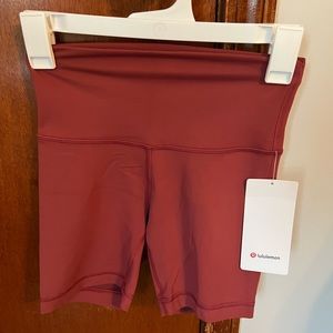 Lululemon bike shorts, new with tag